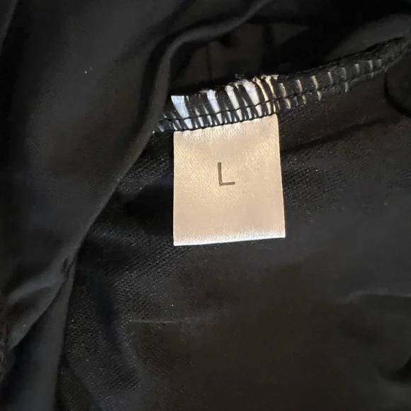 Summer Sunshine Maternity 1‎ piece black swimsuit front cross women’s L new - Picture 7 of 12